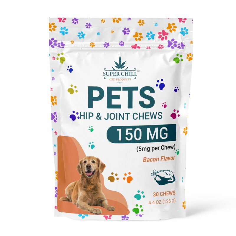 Hip & Joint Chews Gummies Pouch For Dog 150mg